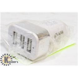 3 PORT USB CAR CHARGER.