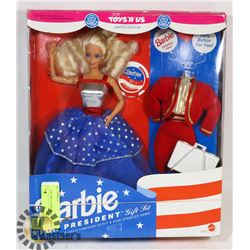 BARBIE FOR PRESIDENT GIFT SET.