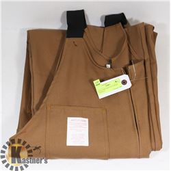 NEW FLAME RESISTANT 46R BIB OVERALLS