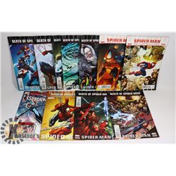 FLAT OF ALL SPIDERMAN COMICS