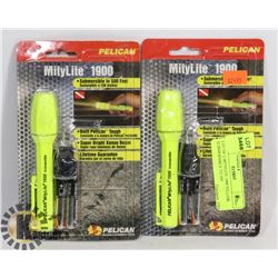 LOT OF 2 MITYLITE 1900 YELLOW, SUBMERSIBLE TO 500