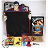 Image 1 : VINTAGE SUPERMAN COLLECTION INCLUDES CHALK BOARD &