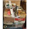 Image 1 : PALLET OF PAINTING SUPPLIES, TOOLS, HANDY MAN