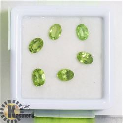 #42-GREEN PERIDOT LOOSE GEMSTONE 5.0 CT
