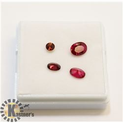 #47-RED RUBY & RED GARNETGEMSTONE2.5CT+.5CT