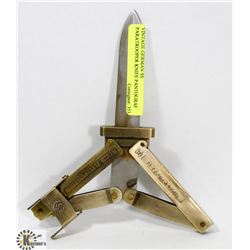 VINTAGE GERMAN SS PARATROOPER KNIFE PANTOGRAF