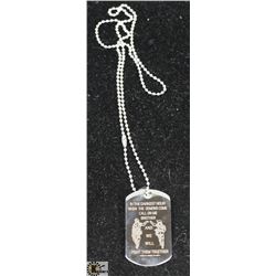 "WHEN THE DEMONS COME" 316L STAINLESS STEEL