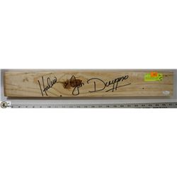 WWE LEGEND HACK SAW JIM DUGGAN SIGNED 2X4