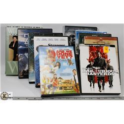 LOT OF 10 DVD MOVIES.
