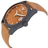 Image 2 : NEW EMPORIO ARMANI SPORTIVO BRONZE DIAL & TAN