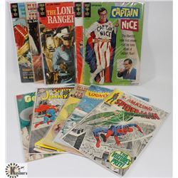 11 COLLECTORS COMICS FROM 40S, 50S, 60S IN SHOEBOX