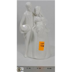ROYAL DOULTON BRIDE AND GROOM PORCELAIN FIGURE.