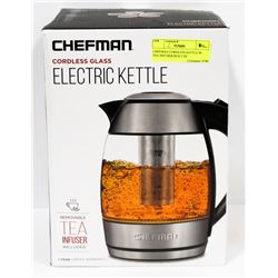 CHEFMAN CORDLESS KETTLE W/ TEA INFUSER BUILT IN