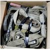 BOX OF TIE DOWNS.