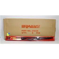 CASE OF 5 NEW 26" WIPER BLADES