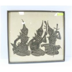 FRAMED 24 X 22" BUDDHIST ARTWORK