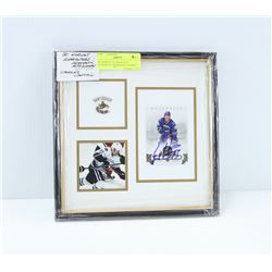 BO HORVAT GUARANTEED AUTHENTIC AUTOGRAPH FRAMED