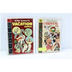 PAIR OF BUGS BUNNY COMICS FROM 1955-56