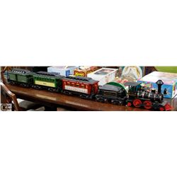5PC JIM BEAM EMPTY TRAIN DECANTER SET