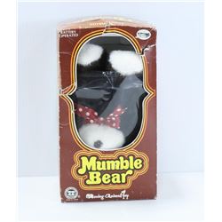 MUMBLE BEAR THEY'RE TALKING DOLL.