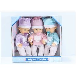 SET OF TRIPLETS DOLLS.