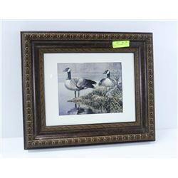 ESTATE WOOD FRAMED CANADA GEESE
