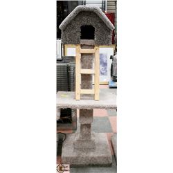 50" CAT CONDO HOUSE THREE TIER, TWO TONE.