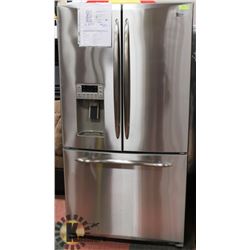 GE STAINLESS STEEL FRENCH DOOR 20.9CU FRIDGE WITH