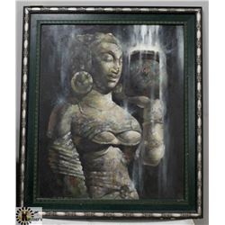 LARGE FRAMED CANVAS PICTURE