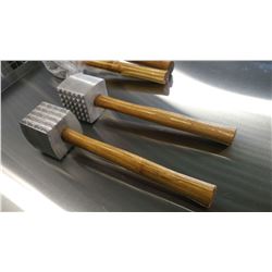13" ALUMINUM MEAT TENDERIZERS - LOT OF 2