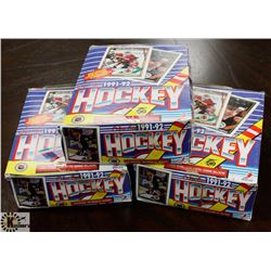 91-92 OPEECHEE HOCKEY CARDS 3 PER BOX.