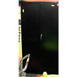 LARGE PROSOURCE 6' 2 DOOR OFFICE CABINET - NO KEYS