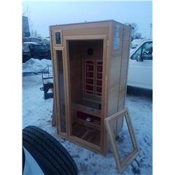 ONE PERSON PORTABLE SAUNA - 5 LIGHTS, 2 SPEAKERS,
