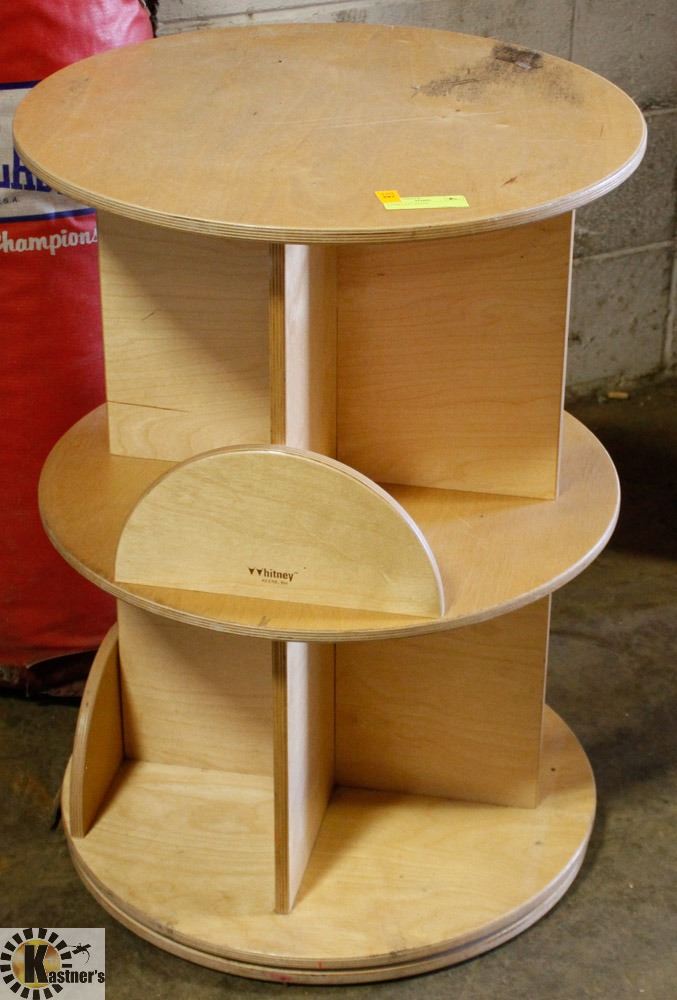 3 TIER LAZY SUSAN, 22"X30". Kastner Auctions