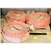 Image 1 : PALLET OF 4" WATER HOSES.