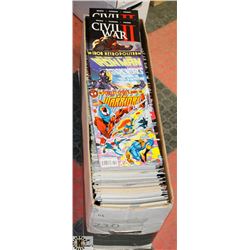 LARGE BOX WITH ROUGHLY 400 ASSORTED COMICS INCL.