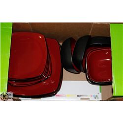 SET OF 6 CORELLE HEARTHSTONE DISHWARE