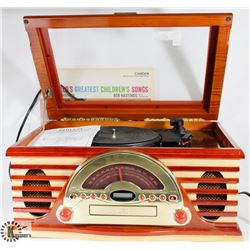 RETRO STYLE PHILCO TURNTABLE WITH