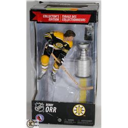 BOBBY ORR COLLECTIBLE ACTION FIGURE NEW.