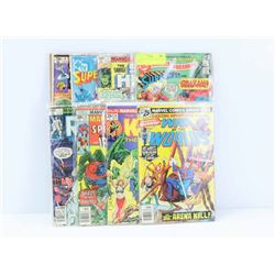 LOT OF VINTAGE SUPER HERO COMICS.