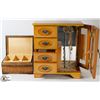 Image 1 : JEWELLERY BOX AND DECORATIVE WOOD BOX
