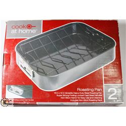 COOK AT HOME 2 PIECE ROASTING PAN