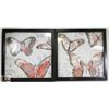 Image 1 : 2 BUTTERFLY HOME DECOR WALL HANGINGS
