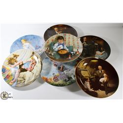 FLAT OF 1980'S COLLECTOR PLATES. 4 NURSERY RHYME