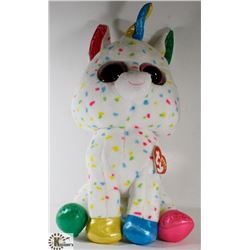 LARGE TY MULTI COLOUR UNICORN