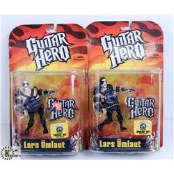 LOT OF 2 ASSORTED GUITAR HERO FIGURES.