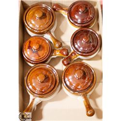 SET OF 6 FRENCH ONION SOUP DISHES