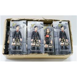 BOX OF FALL OUT BOY ASSORTED FIGURES.