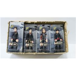 BOX OF FALL OUT BOY ASSORTED FIGURES.