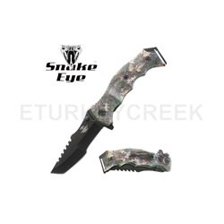 Snake Eye Tactical Spring Assist Knife 4.5" Closed